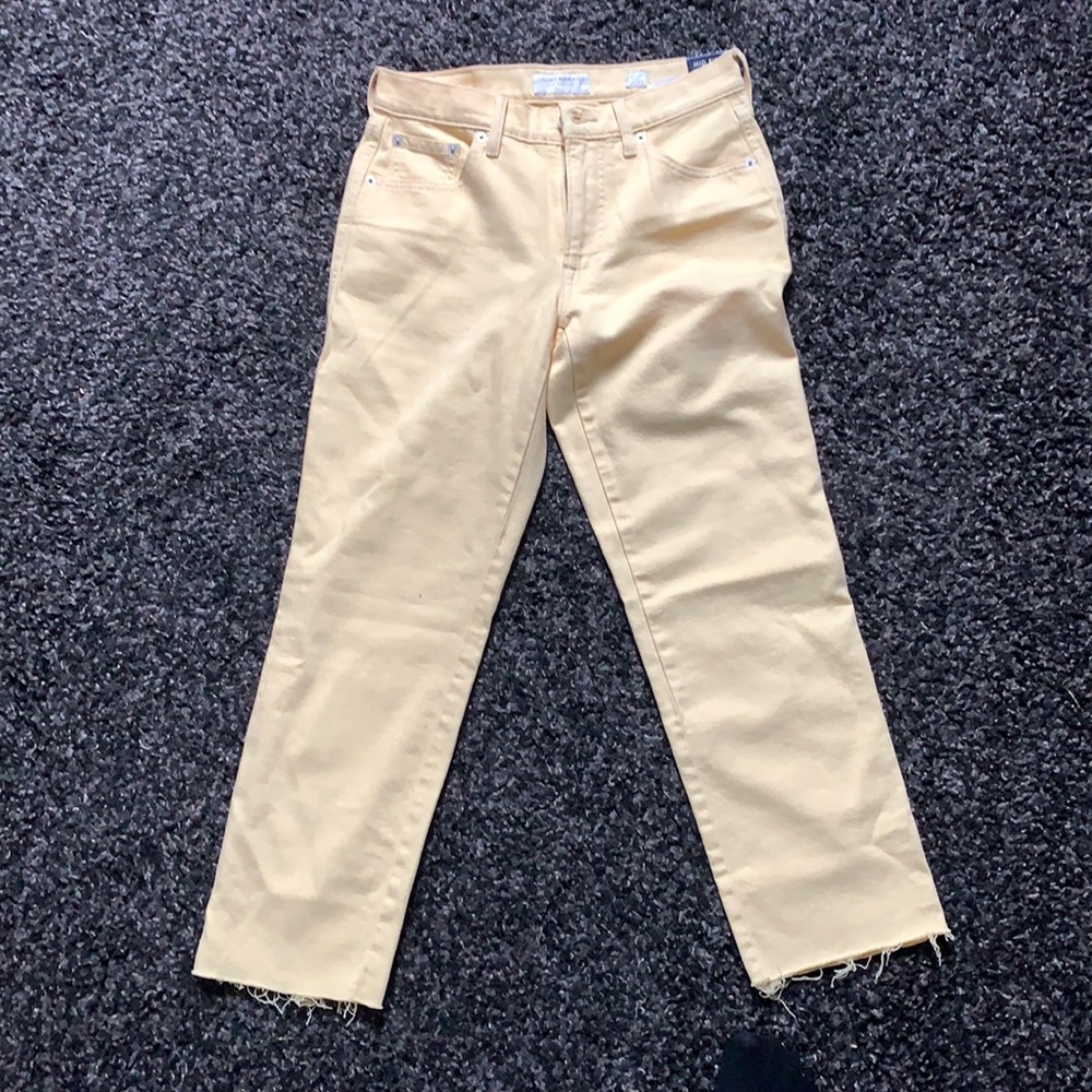 Lucky Brand Yellow Straight Jeans